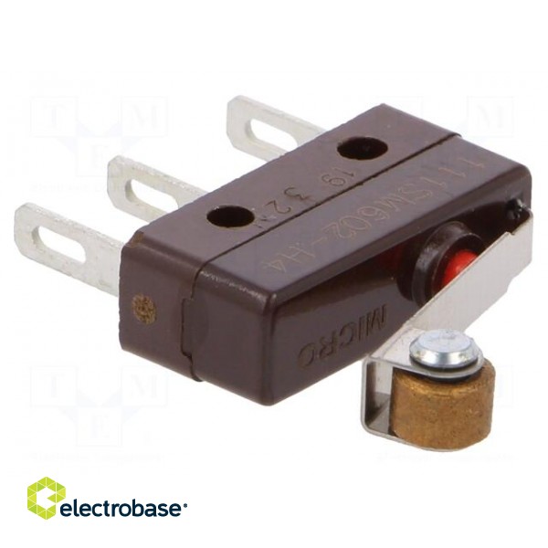 Microswitch SNAP ACTION | with lever (with roller) | SPDT | Pos: 2 image 1