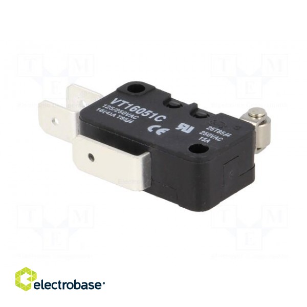 Microswitch SNAP ACTION | with lever (with roller) | SPDT | Pos: 2 image 8