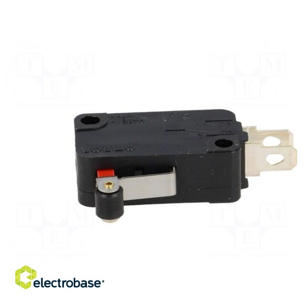 Microswitch SNAP ACTION | 5A/250VAC | with lever (with roller) image 3