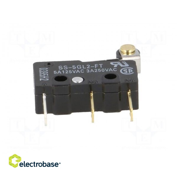 Microswitch SNAP ACTION | 5A/250VAC | with lever (with roller) image 7
