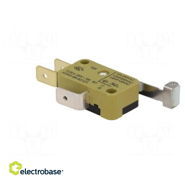 Microswitch SNAP ACTION | with lever (with roller) | SPDT | Pos: 2 image 8