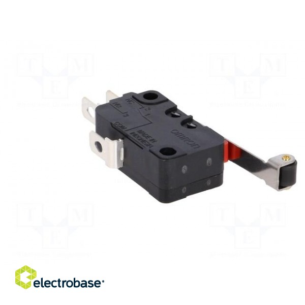Microswitch SNAP ACTION | with lever (with roller) | SPDT | Pos: 2 paveikslėlis 8