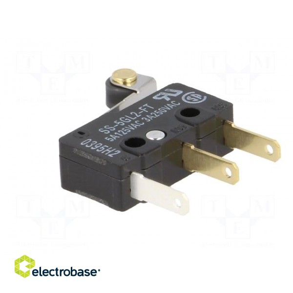 Microswitch SNAP ACTION | 5A/250VAC | with lever (with roller) image 6