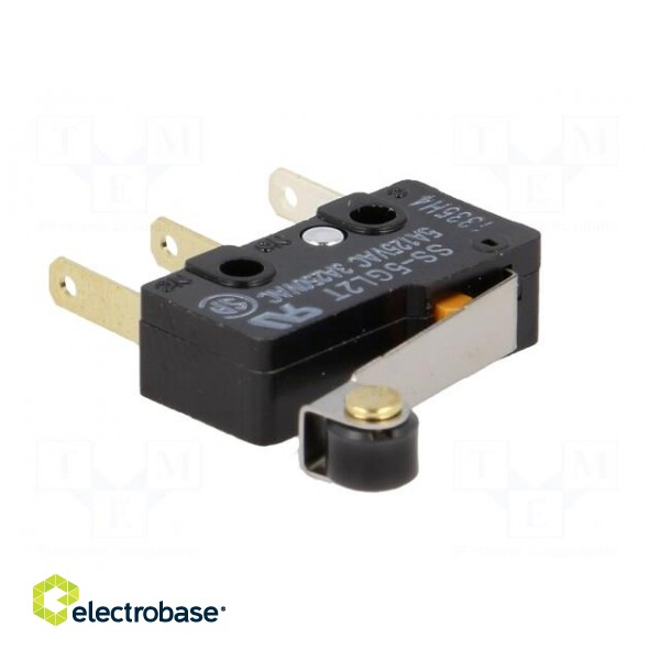 Microswitch SNAP ACTION | 5A/125VAC | with lever (with roller) image 2