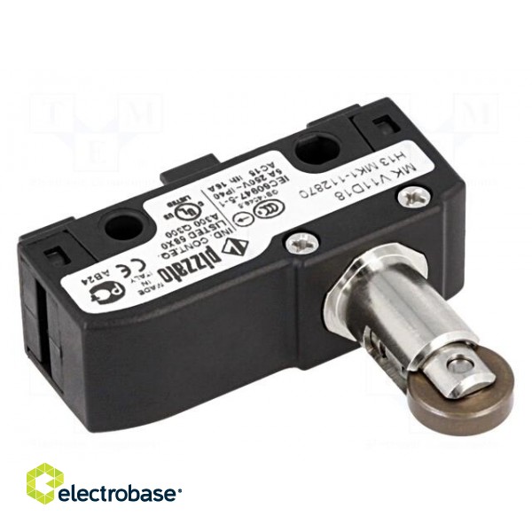 Microswitch SNAP ACTION | 6A/250VAC | 5A/24VDC | SPDT | ON-(ON) | IP40 image 1