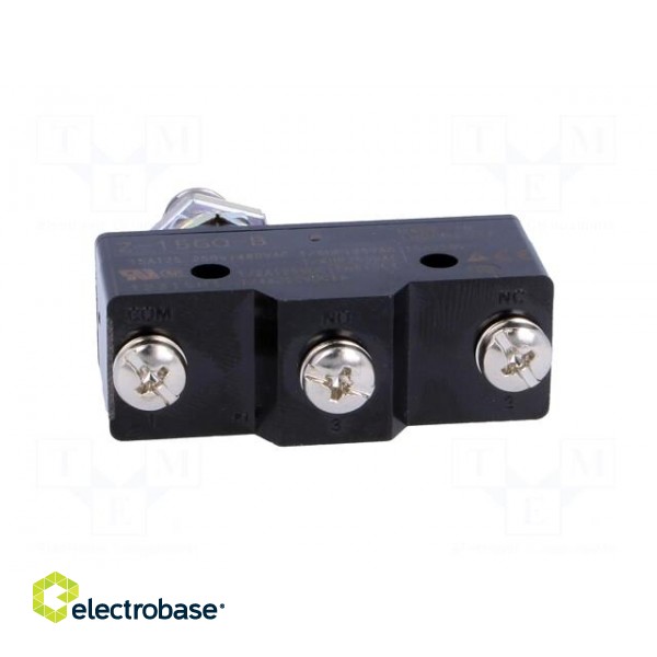 Microswitch SNAP ACTION | with pin | SPDT | 15A/250VAC | 6A/30VDC paveikslėlis 7