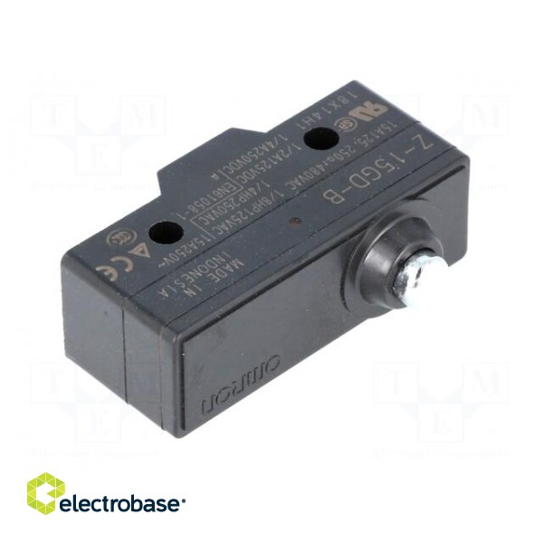 Microswitch SNAP ACTION | with pin | SPDT | 15A/250VAC | 6A/30VDC image 8