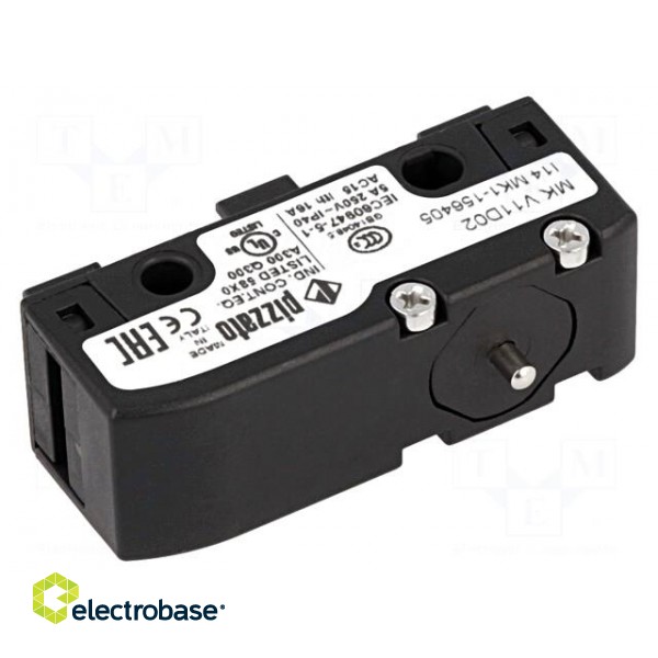 Microswitch SNAP ACTION | with pin | SPDT | 6A/250VAC | 5A/24VDC