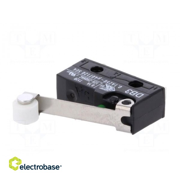 Microswitch SNAP ACTION | with roller | SPDT | 0.1A/250VAC | ON-(ON) image 4