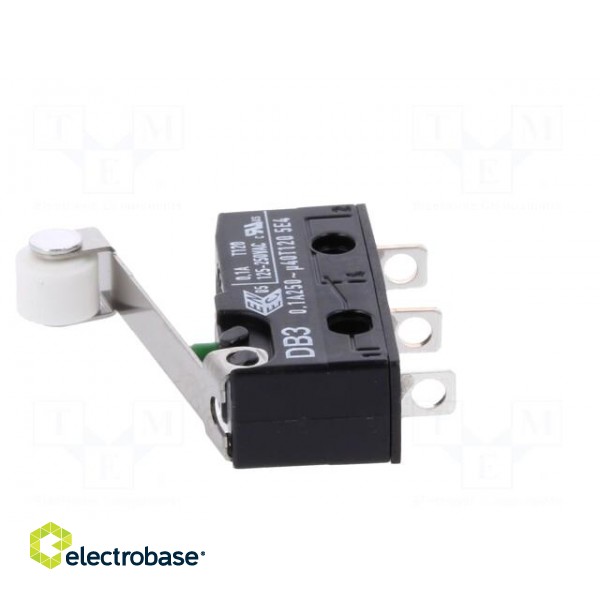 Microswitch SNAP ACTION | with roller | SPDT | 0.1A/250VAC | ON-(ON) image 5