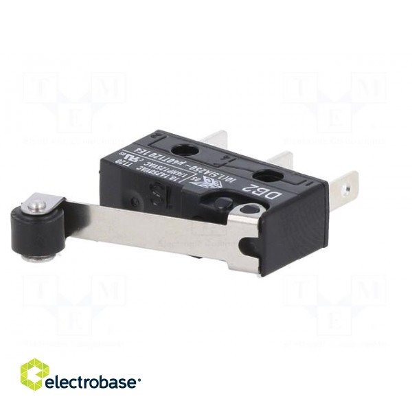 Microswitch SNAP ACTION | 10A/250VAC | 0.1A/80VDC | with roller image 4