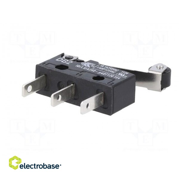 Microswitch SNAP ACTION | 10A/250VAC | 0.1A/80VDC | with roller image 8