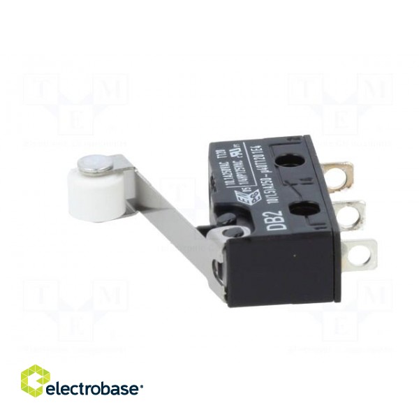 Microswitch SNAP ACTION | 10A/250VAC | 0.1A/80VDC | with roller paveikslėlis 5