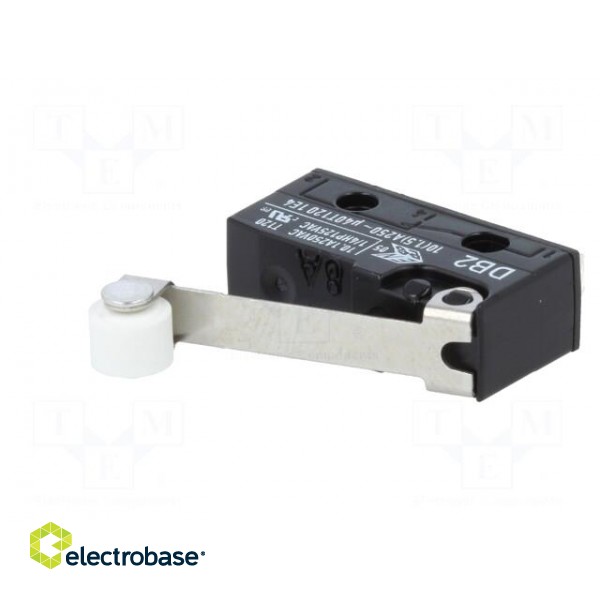 Microswitch SNAP ACTION | 10A/250VAC | 0.1A/80VDC | with roller image 4