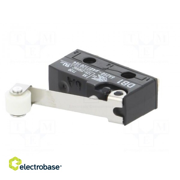 Microswitch SNAP ACTION | 6A/250VAC | 0.1A/80VDC | with roller фото 4