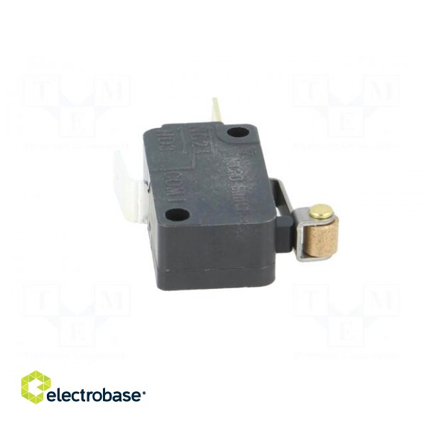 Microswitch SNAP ACTION | with roller | SPST | 5A/125VAC | ON-(OFF) paveikslėlis 9