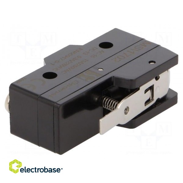 Microswitch SNAP ACTION | 15A/250VAC | 0.3A/220VDC | SPDT | ON-(ON) image 1