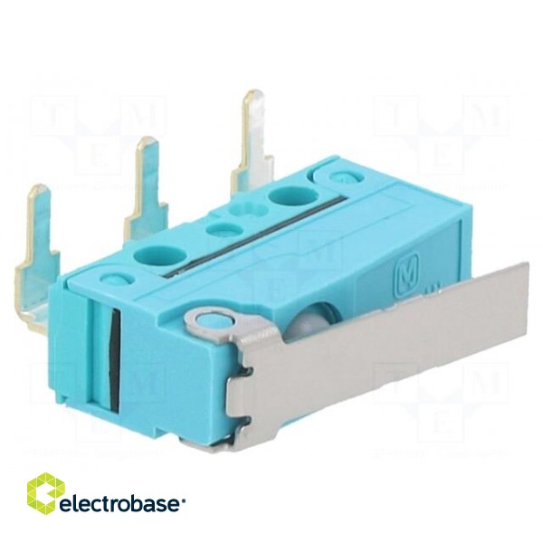 Microswitch SNAP ACTION | 2A/250VAC | 2A/30VDC | with short lever