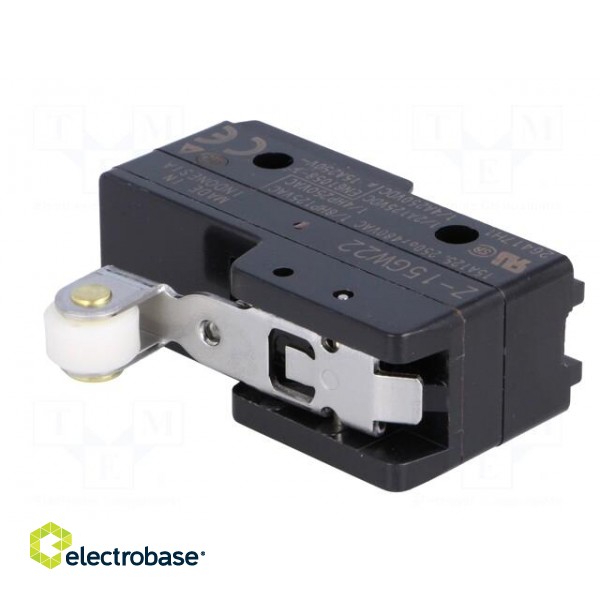 Microswitch SNAP ACTION | with short lever,with roller | SPDT image 4