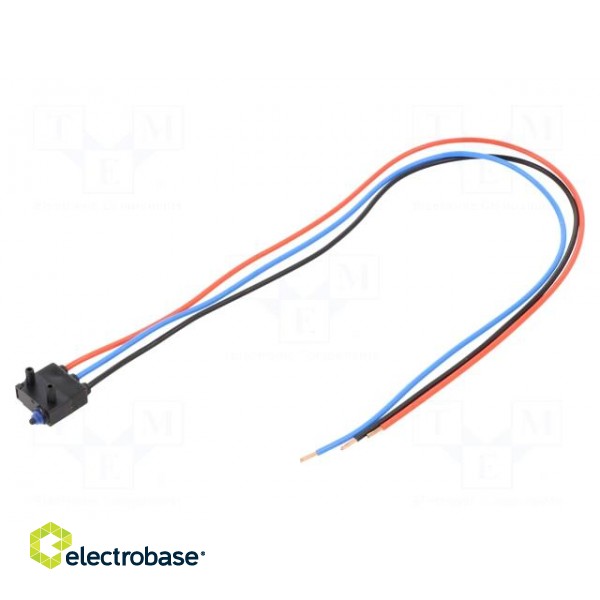 Microswitch SNAP ACTION | 0.1A/100VAC | without lever | SPDT | Pos: 2