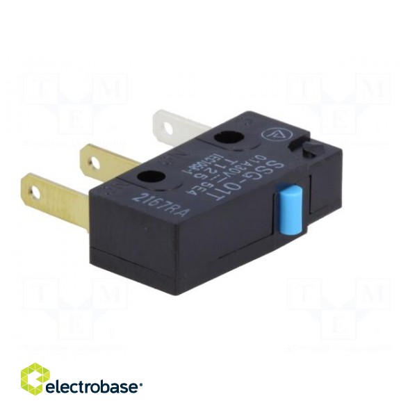 Microswitch SNAP ACTION | without lever | SPDT | 0.1A/125VAC | Pos: 2 фото 8