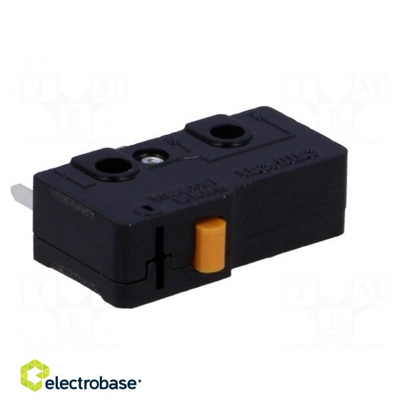 Microswitch SNAP ACTION | 0.1A/125VAC | 0.1A/30VDC | without lever image 2