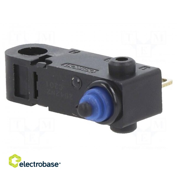 Microswitch SNAP ACTION | 0.1A/125VAC | 2A/12VDC | without lever image 1