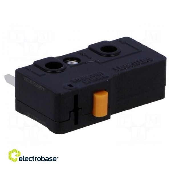 Microswitch SNAP ACTION | 0.1A/125VAC | 0.1A/30VDC | without lever image 1