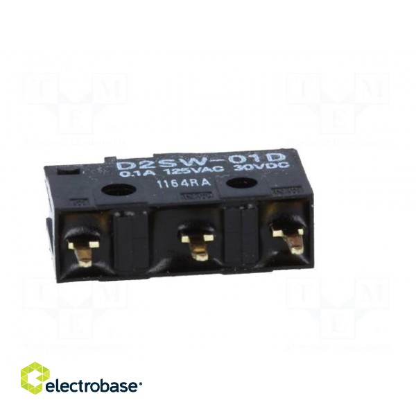 Microswitch SNAP ACTION | 0.1A/125VAC | 0.1A/30VDC | without lever image 7