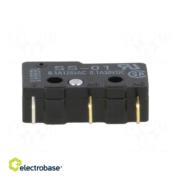 Microswitch SNAP ACTION | without lever | SPDT | 0.1A/125VAC | Pos: 2 image 7