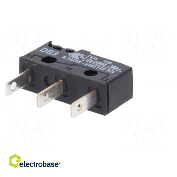 Microswitch SNAP ACTION | 0.1A/250VAC | 0.1A/80VDC | without lever image 8