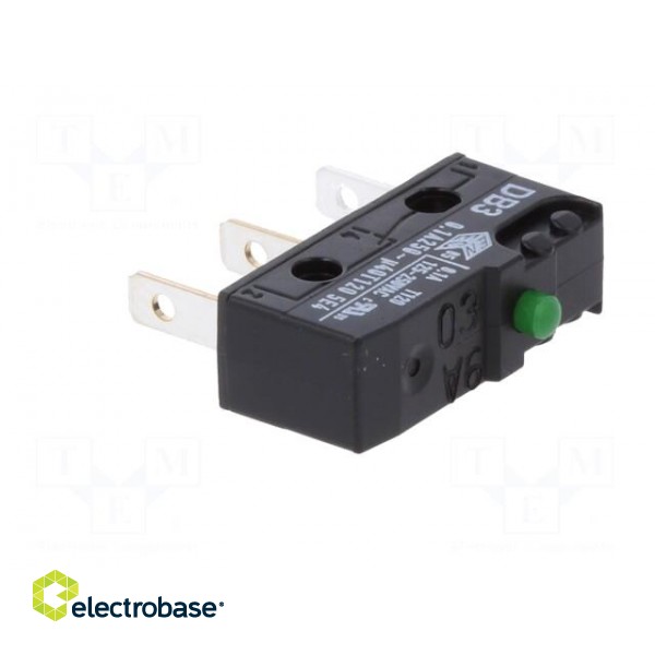 Microswitch SNAP ACTION | 0.1A/250VAC | 0.1A/80VDC | without lever image 2