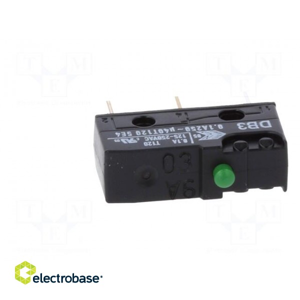 Microswitch SNAP ACTION | 0.1A/250VAC | 0.1A/80VDC | without lever image 3