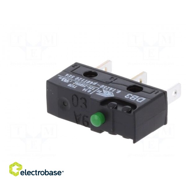 Microswitch SNAP ACTION | without lever | SPDT | 0.1A/250VAC | Pos: 2 фото 4
