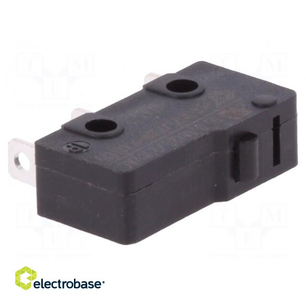 Microswitch SNAP ACTION | without lever | SPDT | 0.1A/250VAC | Pos: 2 image 1