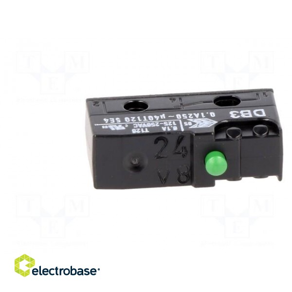 Microswitch SNAP ACTION | 0.1A/250VAC | 0.1A/80VDC | without lever image 3