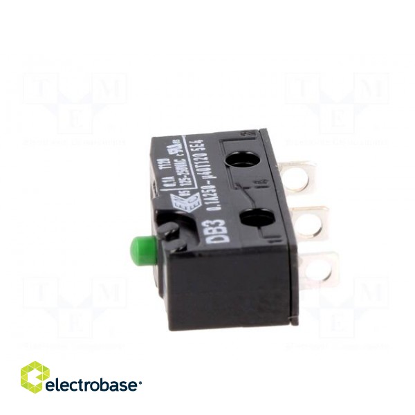 Microswitch SNAP ACTION | without lever | SPDT | 0.1A/250VAC | Pos: 2 paveikslėlis 5