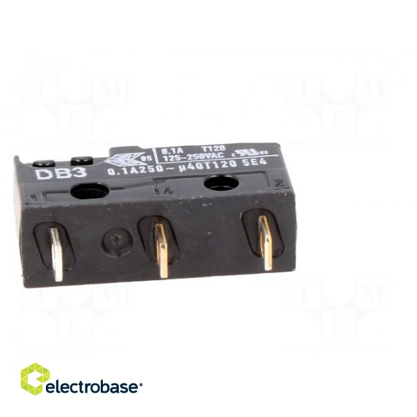 Microswitch SNAP ACTION | 0.1A/250VAC | 0.1A/80VDC | without lever image 7