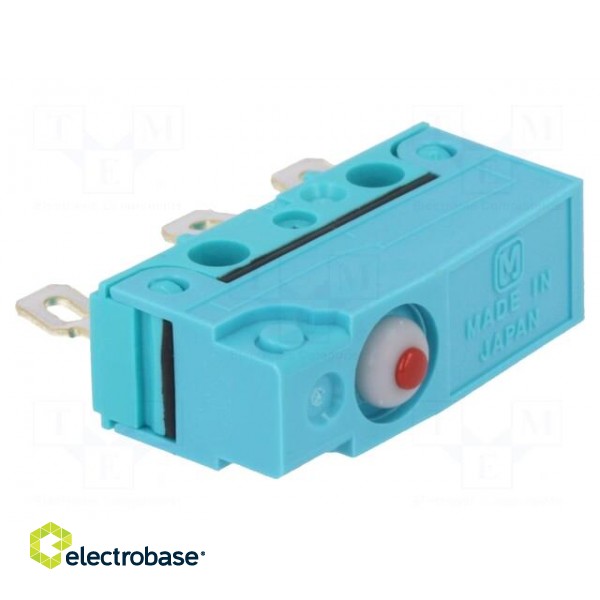 Microswitch SNAP ACTION | without lever | SPDT | 0.1A/250VAC | Pos: 2