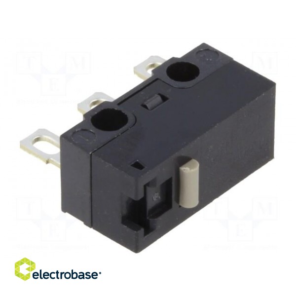 Microswitch SNAP ACTION | 0.1A/30VDC | without lever | SPDT | Pos: 2 paveikslėlis 1