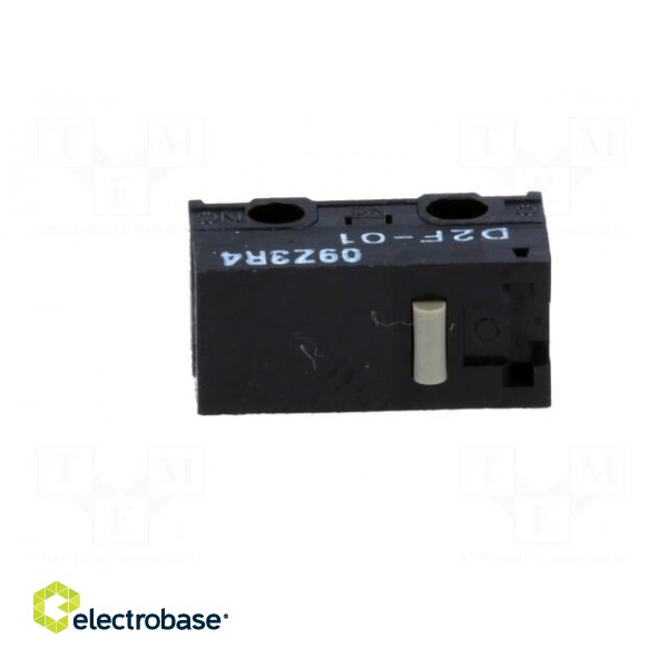 Microswitch SNAP ACTION | 0.1A/30VDC | without lever | SPDT | Pos: 2 paveikslėlis 3