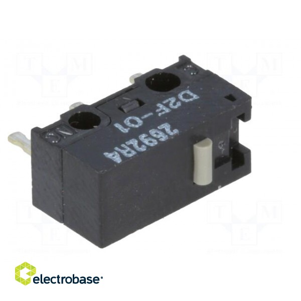 Microswitch SNAP ACTION | 0.1A/30VDC | without lever | SPDT | Pos: 2 image 2