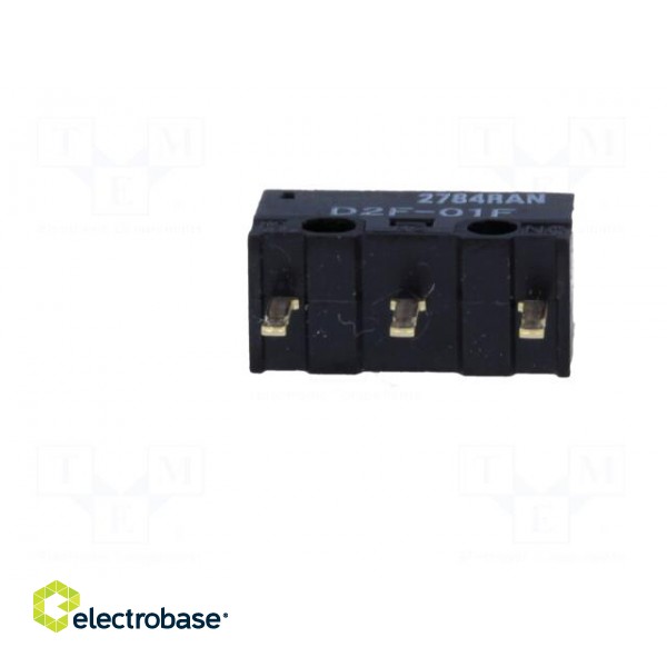 Microswitch SNAP ACTION | without lever | SPDT | 0.1A/30VDC | Pos: 2 фото 7