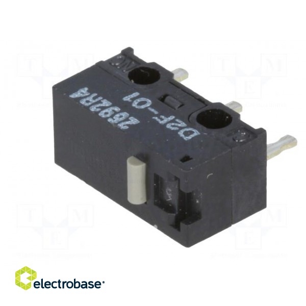 Microswitch SNAP ACTION | 0.1A/30VDC | without lever | SPDT | Pos: 2 image 4