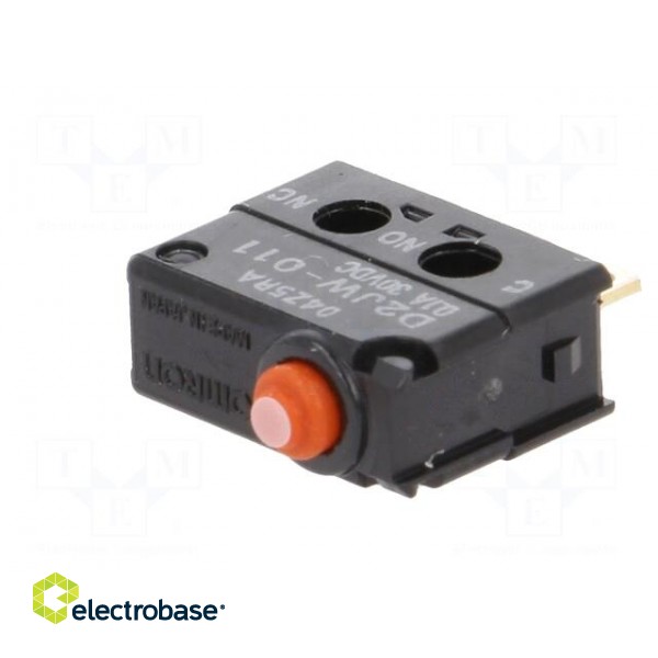 Microswitch SNAP ACTION | 0.1A/30VDC | without lever | SPDT | Pos: 2 image 4