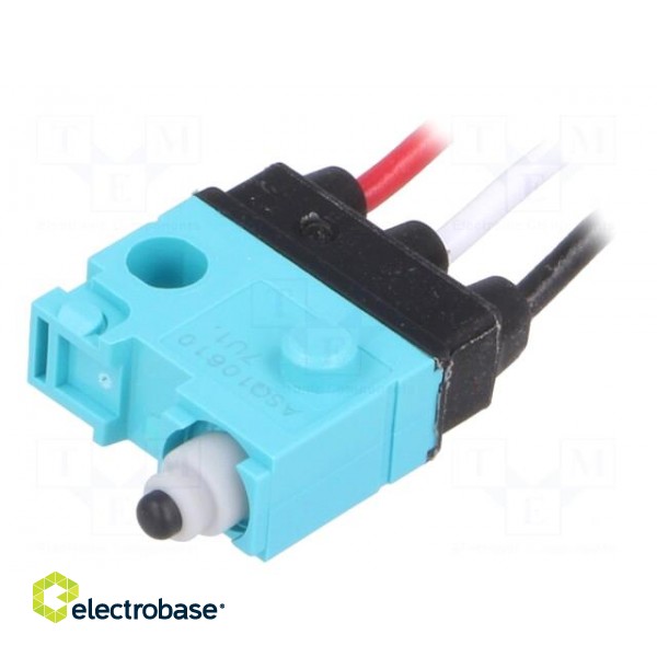 Microswitch SNAP ACTION | without lever | SPDT | 0.1A/30VDC | Pos: 2