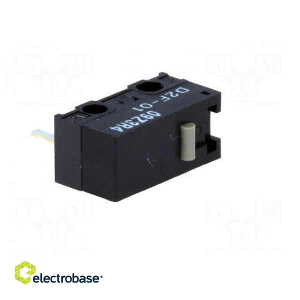 Microswitch SNAP ACTION | 0.1A/30VDC | without lever | SPDT | Pos: 2 фото 2