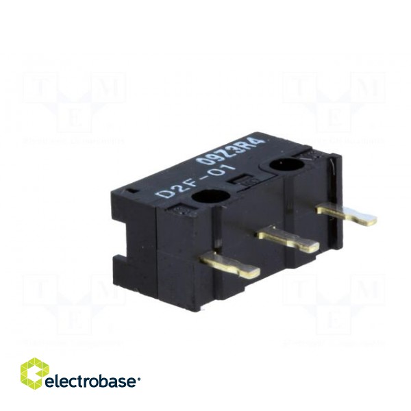 Microswitch SNAP ACTION | 0.1A/30VDC | without lever | SPDT | Pos: 2 фото 5