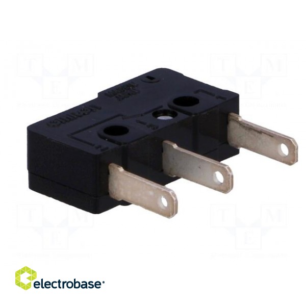 Microswitch SNAP ACTION | 10A/250VAC | without lever | SPDT | Pos: 2 фото 6