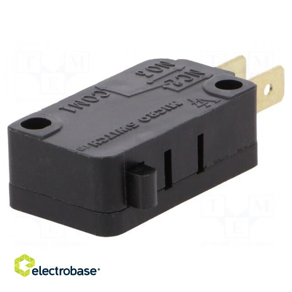 Microswitch SNAP ACTION | without lever | SPDT | 11A/125VAC | Pos: 2 image 1